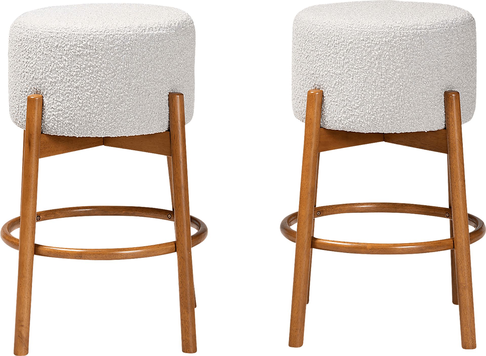 Clebourne Light Gray Barstool, Set of 2 - Image 4