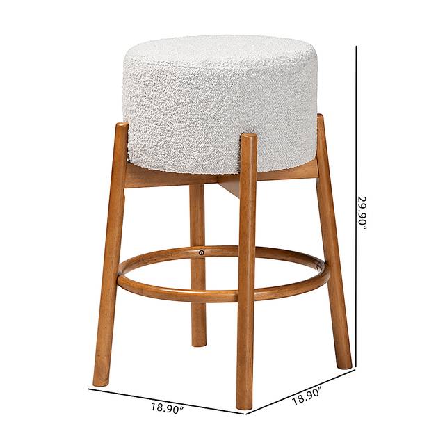 Clebourne Light Gray Barstool, Set of 2 - Thumbnail - Image 6
