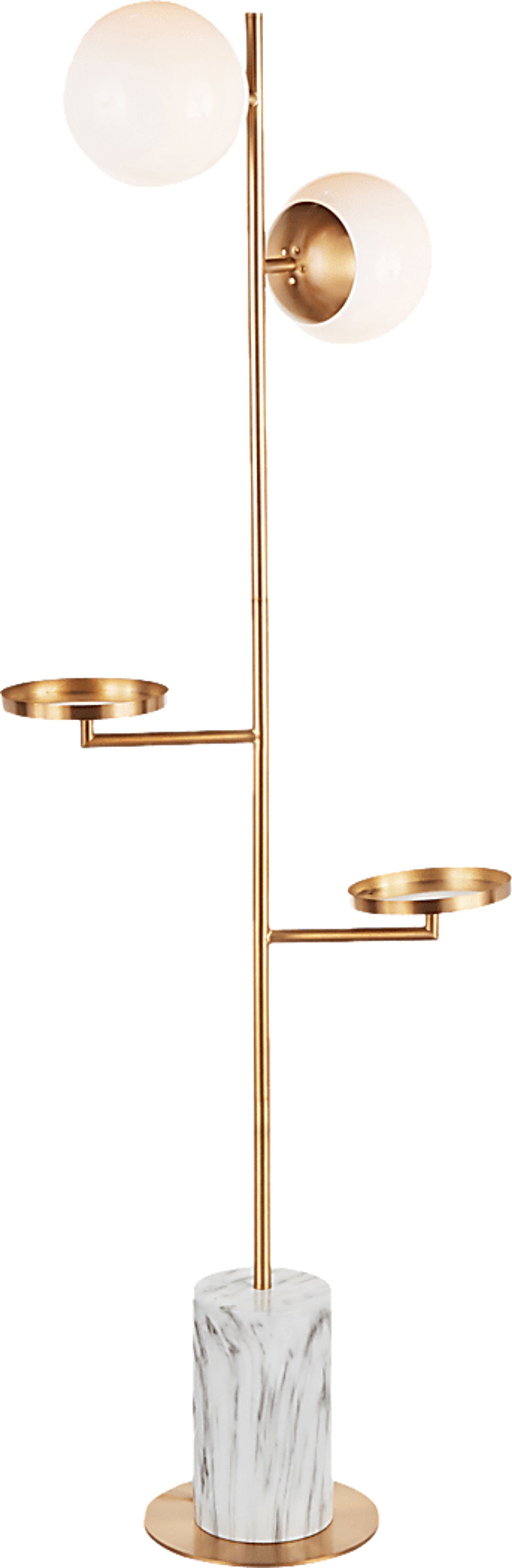 Cleburne Gold Floor Lamp - Image 2
