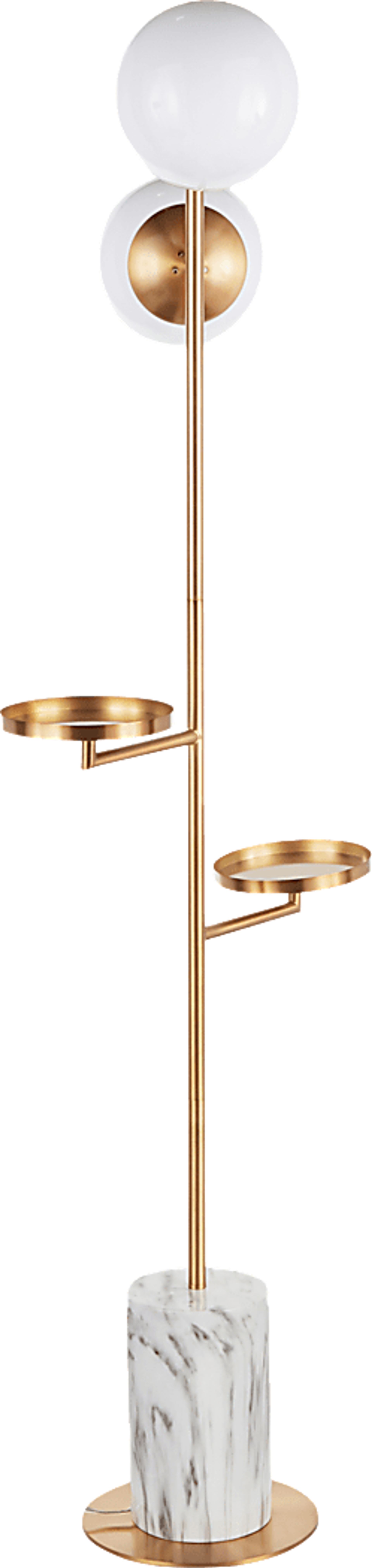 Cleburne Gold Floor Lamp - Image 3