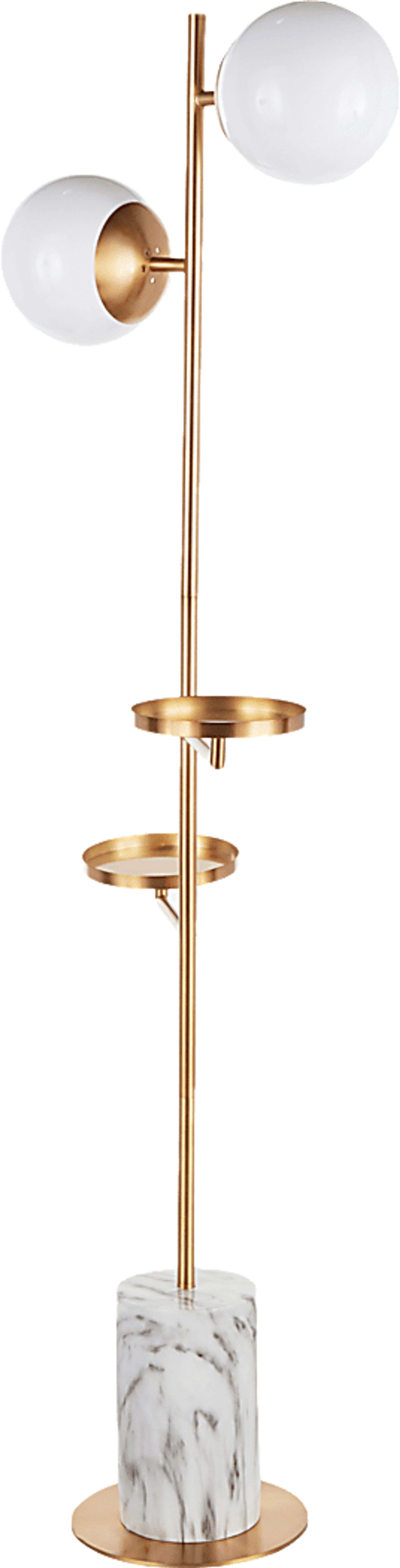 Cleburne Gold Floor Lamp - Image 4