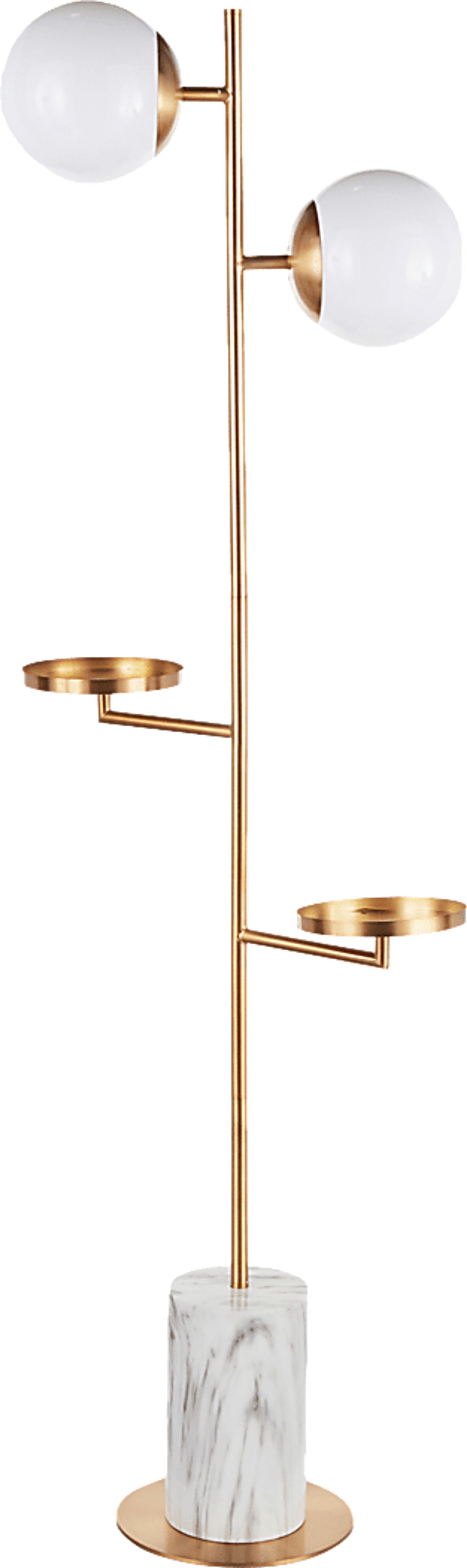 Cleburne Gold Floor Lamp - Image 8