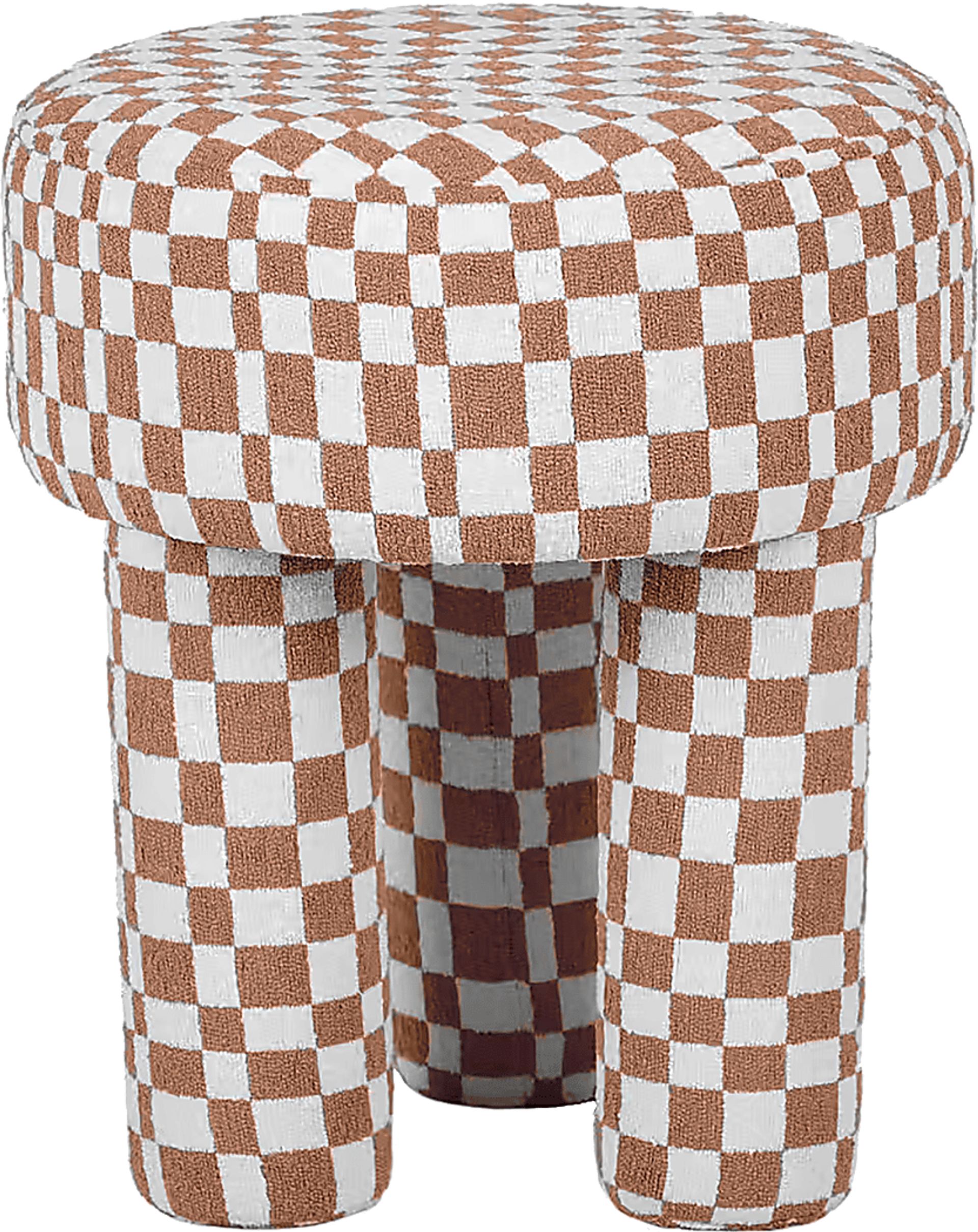Clelia Brown Stool - Image 3
