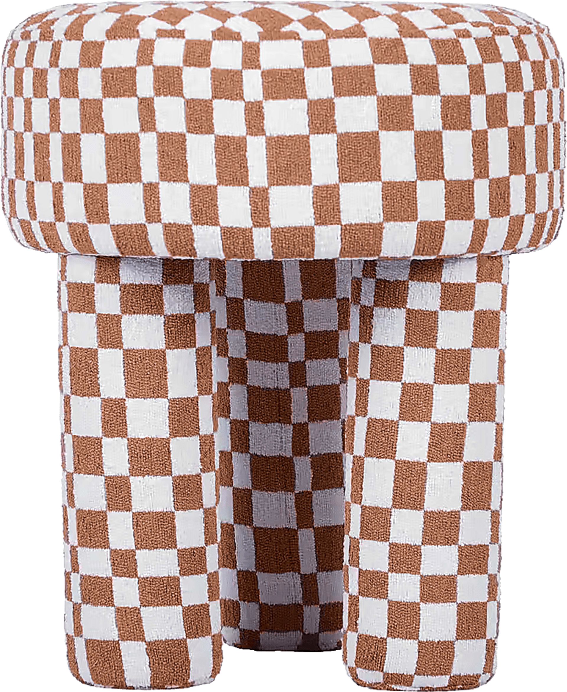 Clelia Brown Stool - Image 4