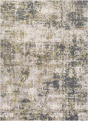 Clemar Yellow 5'3 x 7'3 Rug