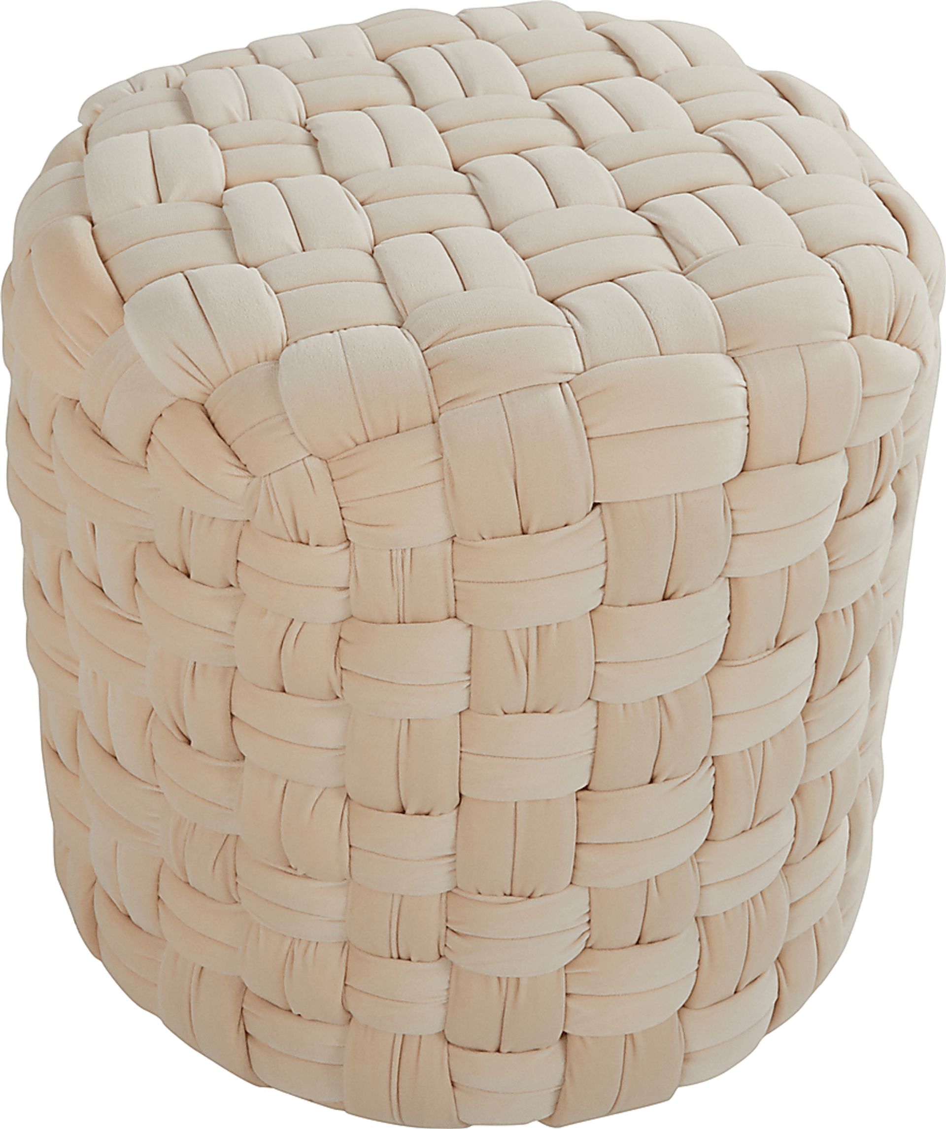 Clendenin Cream Ottoman - Image 3