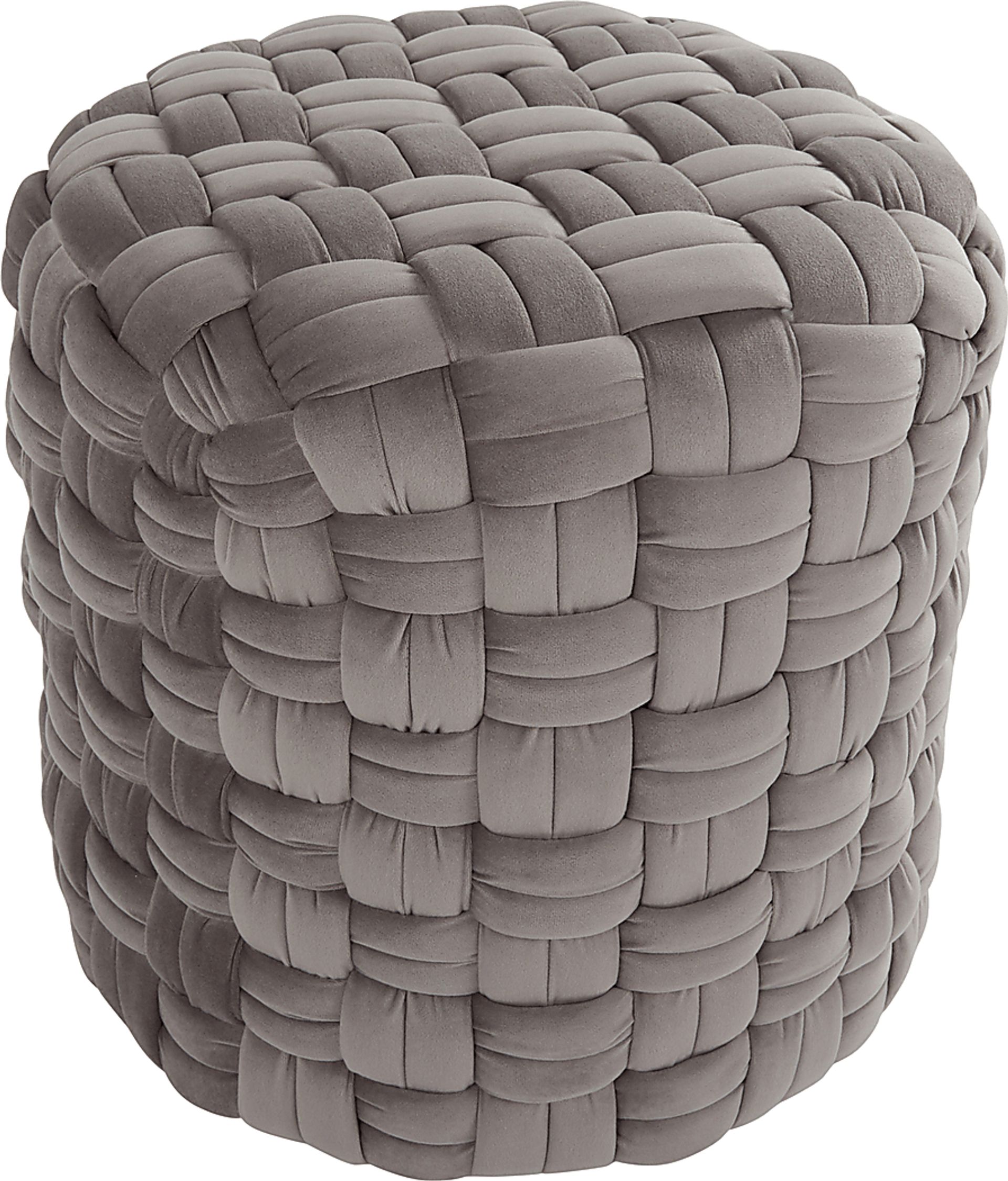 Clendenin Gray Ottoman - Image 3