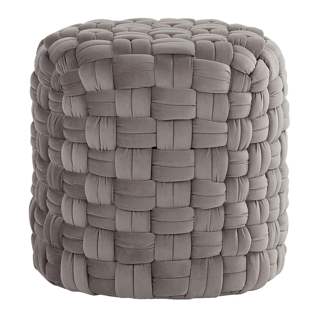 Clendenin Gray Ottoman