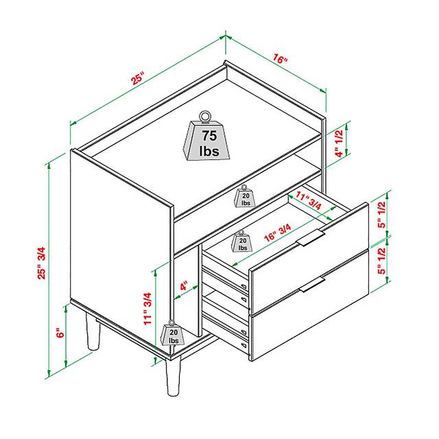 Clendenny Pine Nightstand - Thumbnail - Image 6