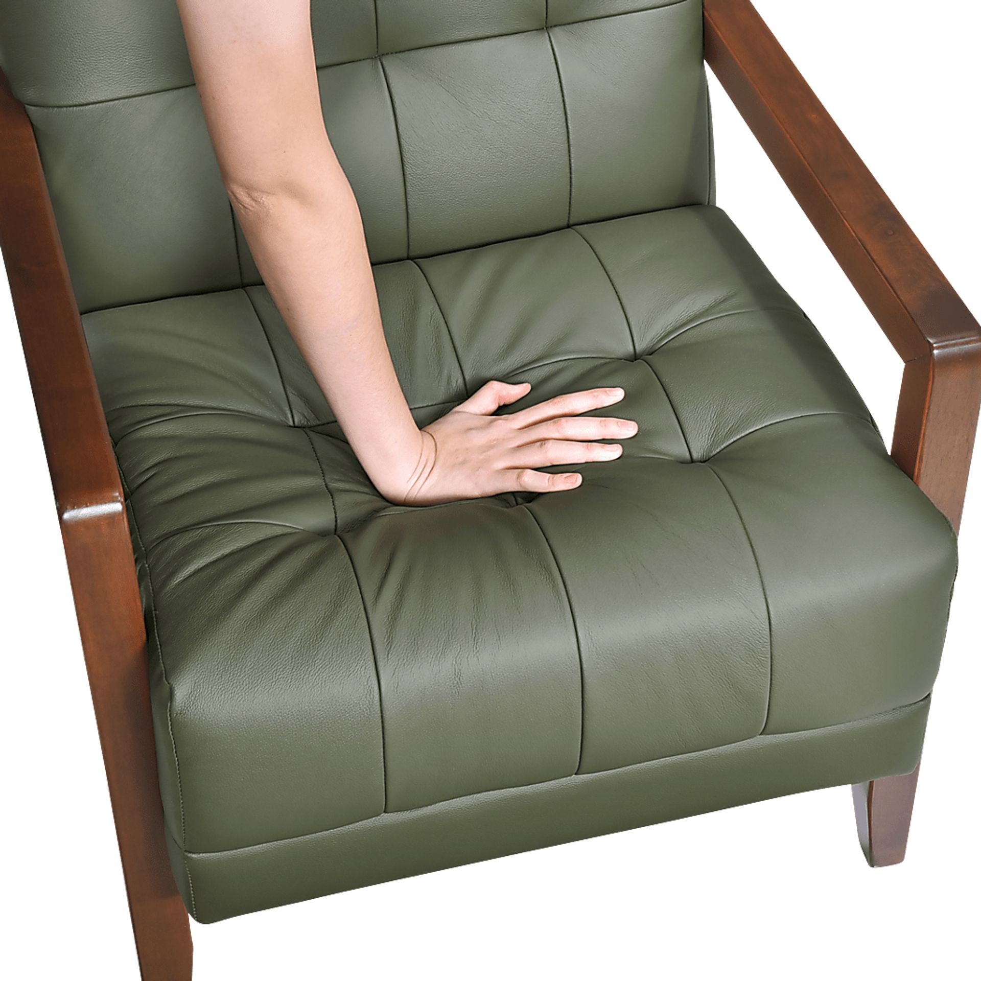 Clenn Green Accent Chair - Image 3