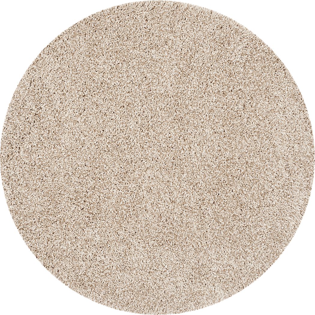 Cleona Beige 4' Round Rug