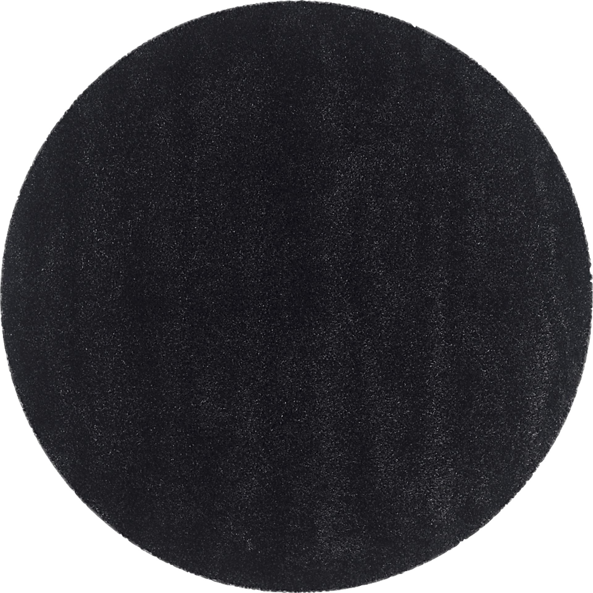 Cleona Black 4' Round Rug - Image 1