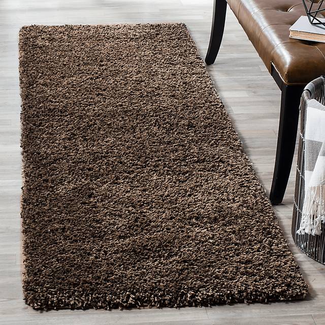 Cleona Dark Brown 2' x 7' Runner Rug - Thumbnail - Image 4