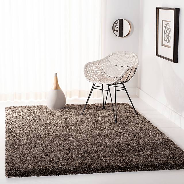 Cleona Dark Brown 5'3 x 7'6 Rug - Thumbnail - Image 4