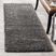 Cleona Dark Gray 2' x 7' Runner Rug