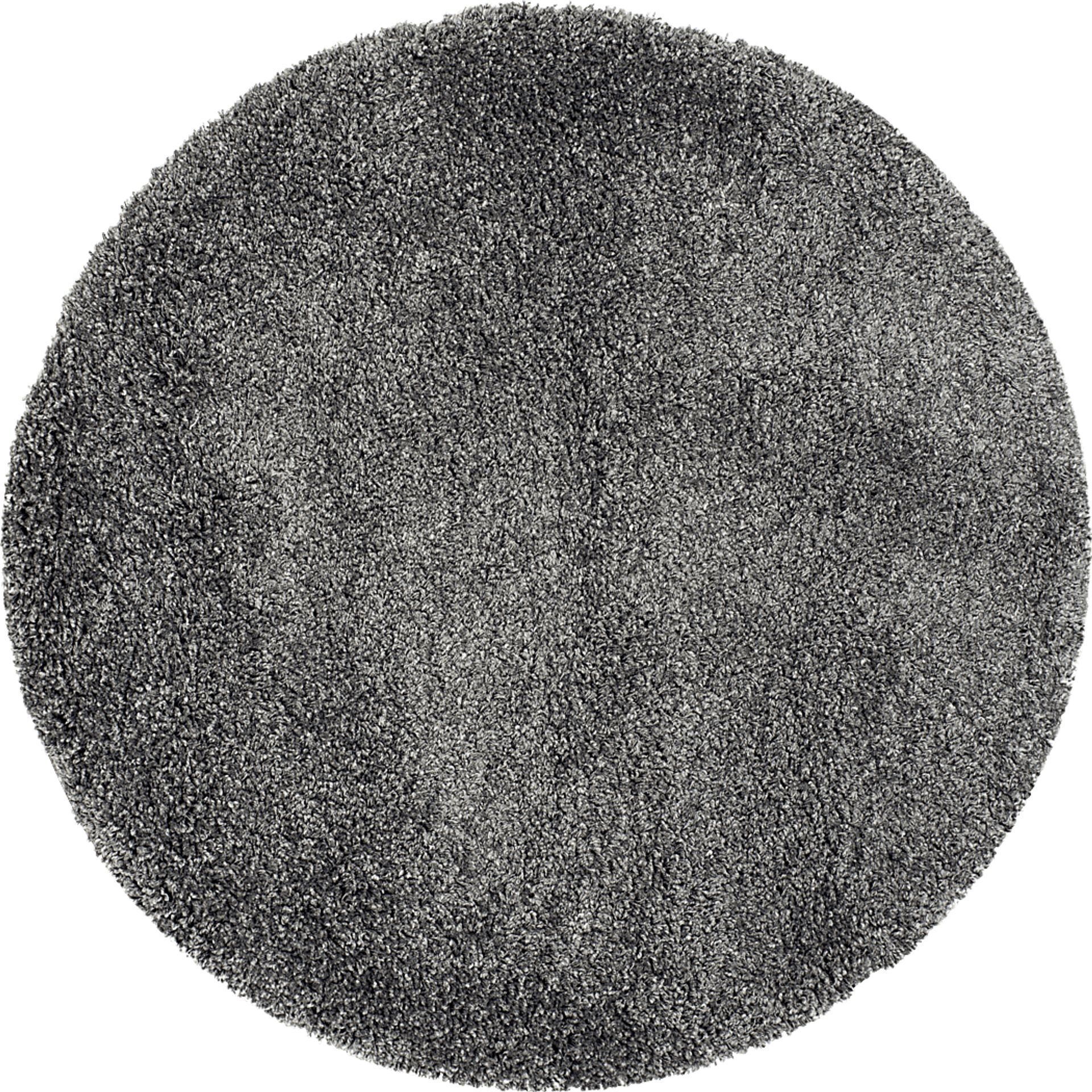 Cleona Dark Gray 4' Round Rug - Image 1