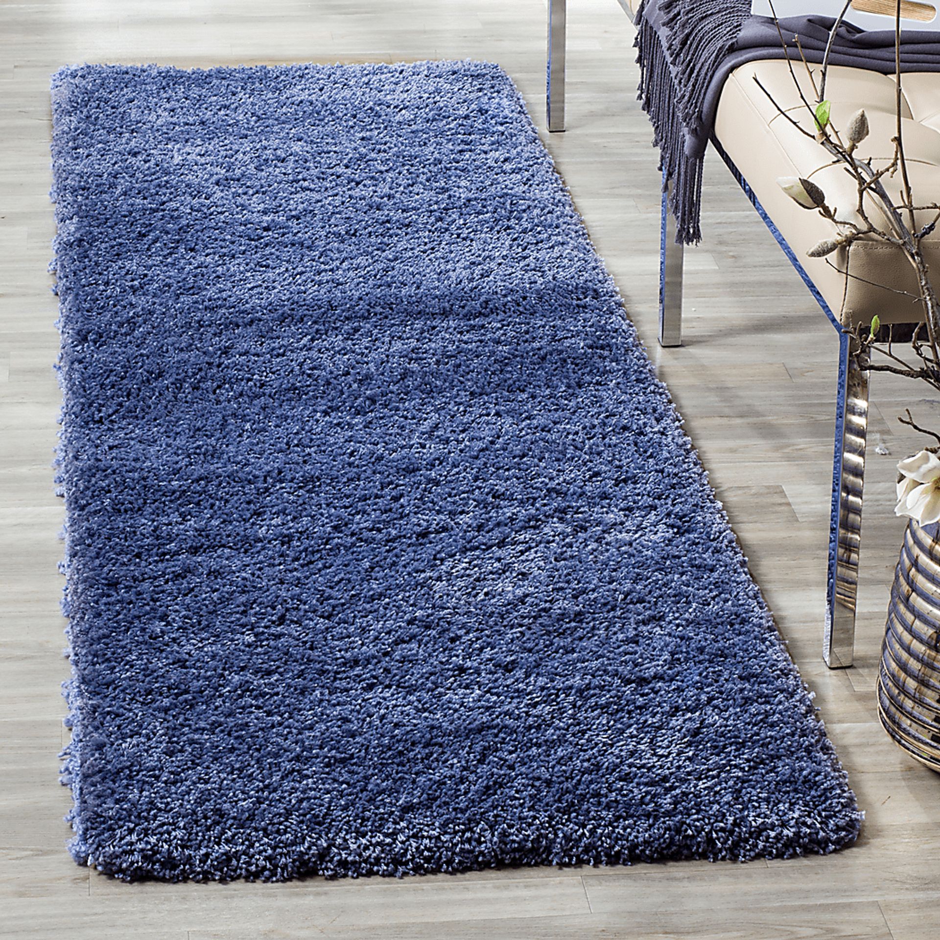 Cleona Denim 2' x 7' Runner Rug - Image 4