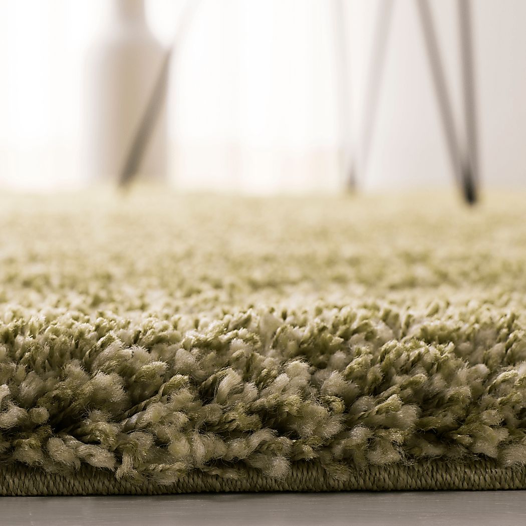 Cleona Green Polypropylene Fabric Rug | Rooms to Go