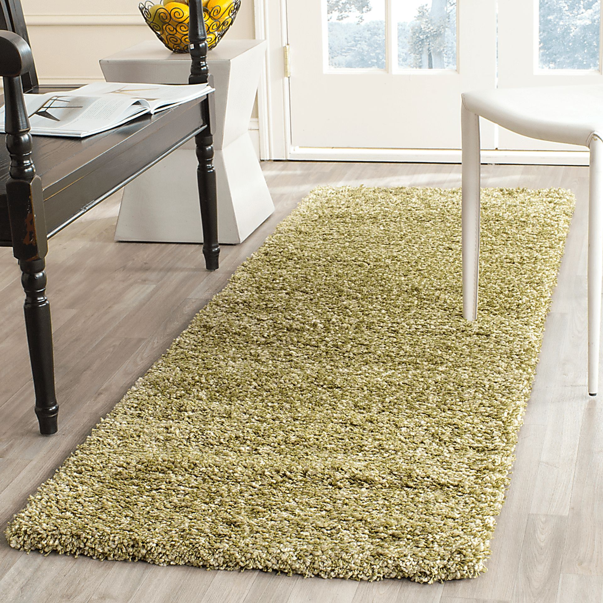 Cleona Green 2' x 7' Runner Rug - Image 3