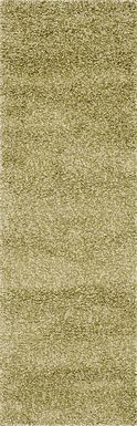 Cleona Green 2' x 7' Runner Rug