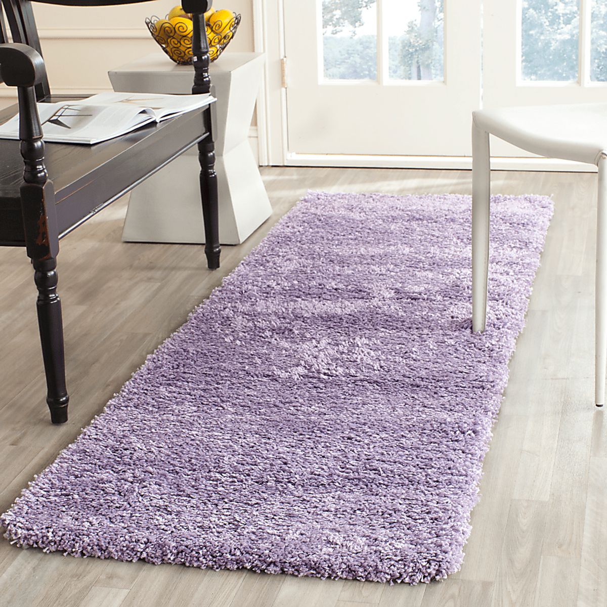 Cleona Lilac Red Polypropylene Fabric Rug | Rooms to Go