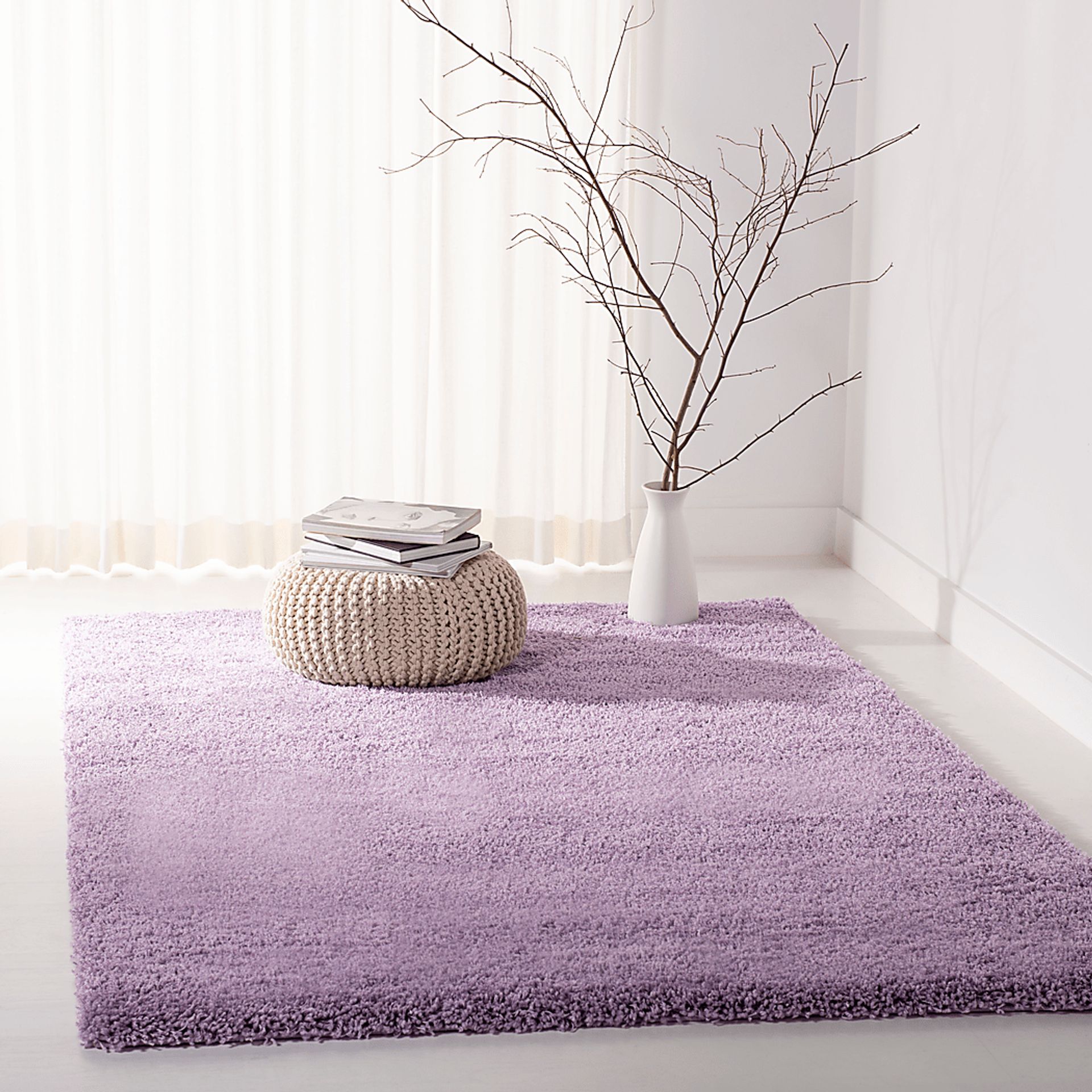 Cleona Lilac 5'3 x 7'6 Rug - Image 4