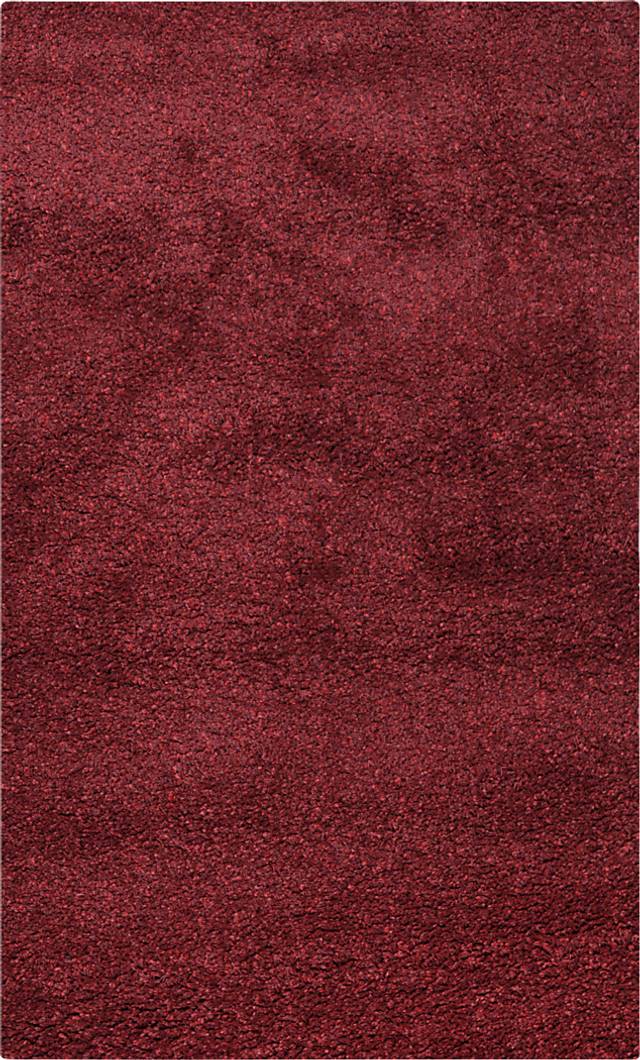 Cleona Maroon 3' x 5' Rug - Thumbnail - Image 1