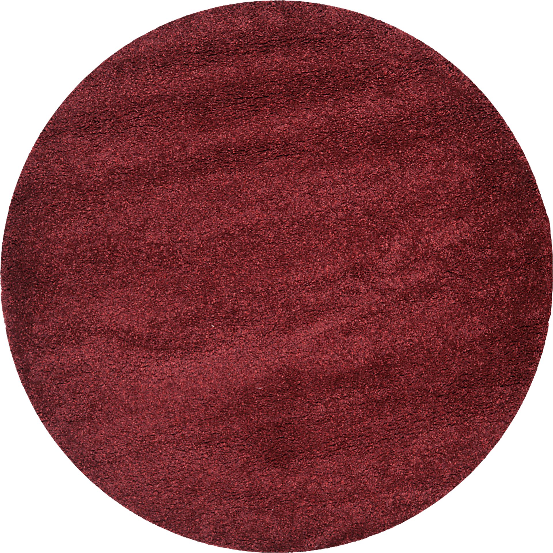 Cleona Maroon 4' Round Rug - Image 1