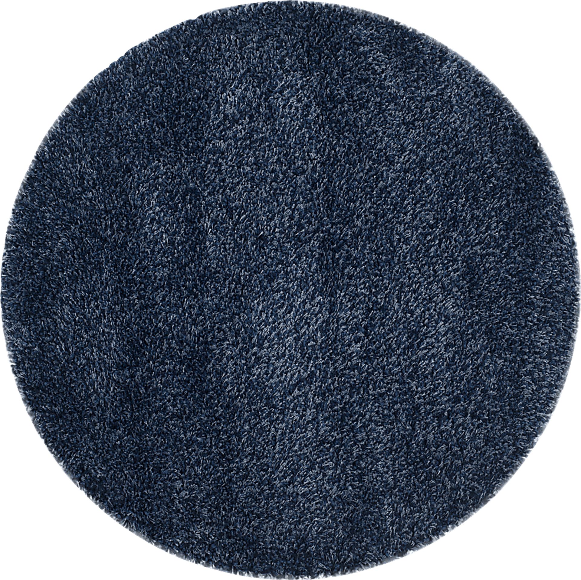 Cleona Navy 4' Round Rug - Image 1