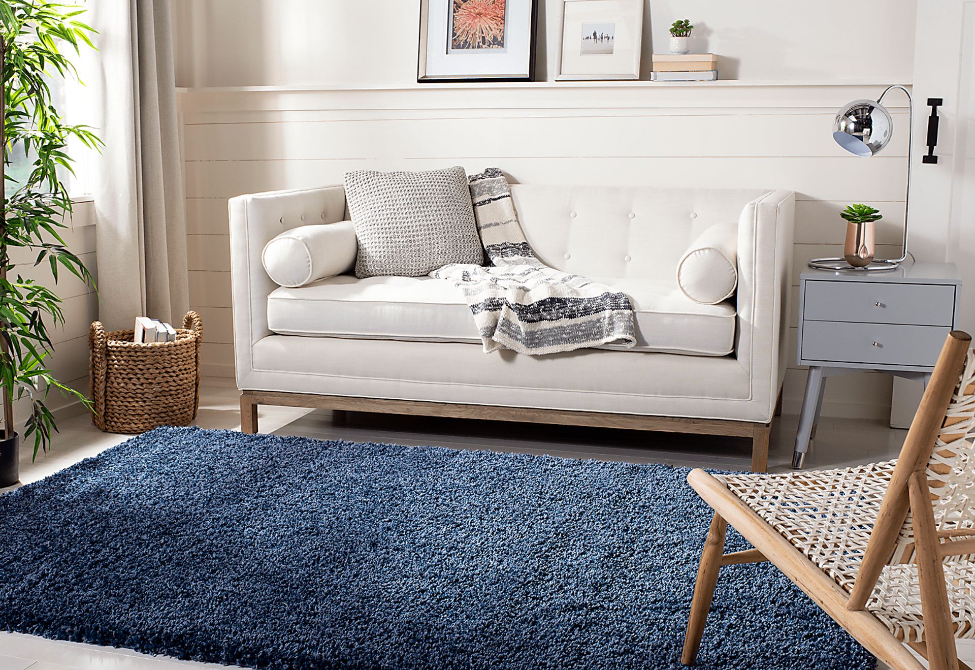 Cleona Navy 5'3 x 7'6 Rug - Image 4