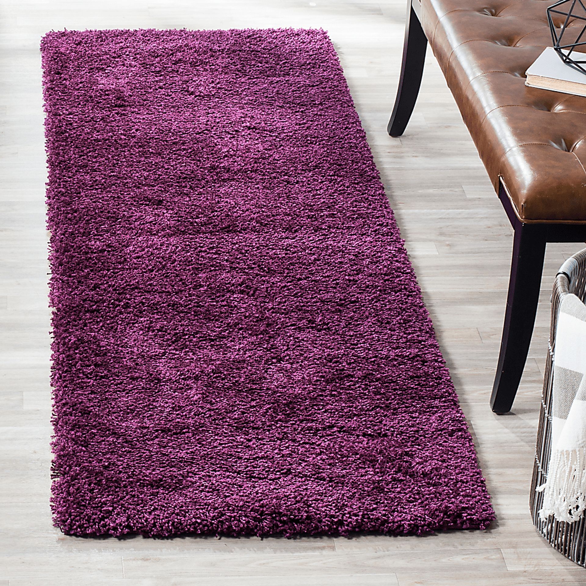 Cleona Purple 2' x 7' Runner Rug - Image 4