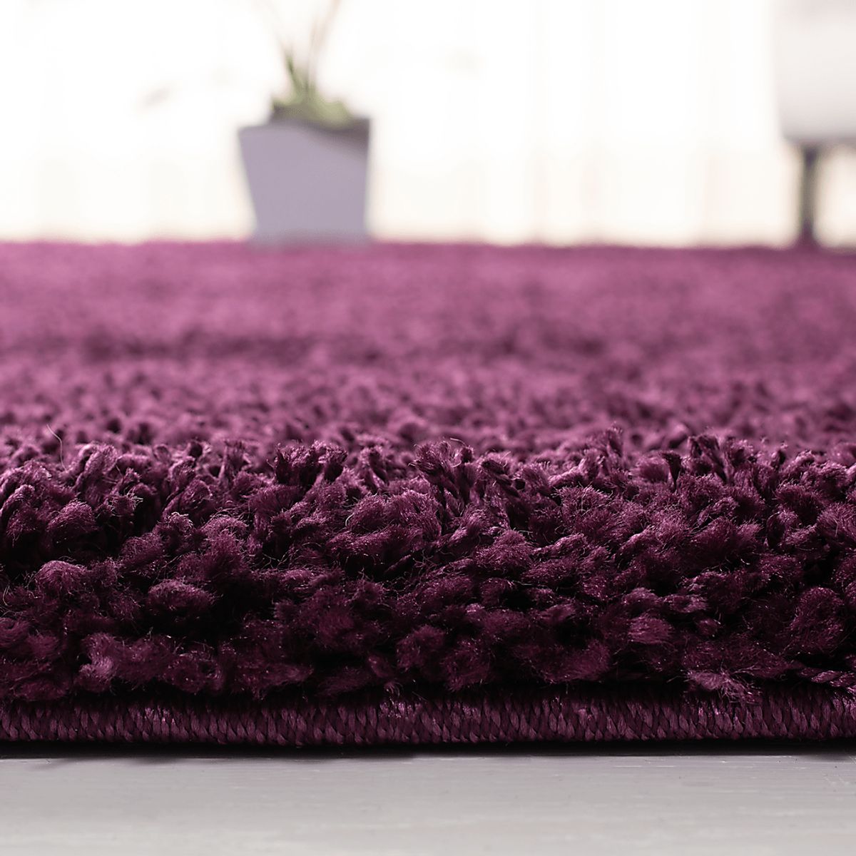 Cleona Purple Red Polypropylene Fabric Rug | Rooms to Go