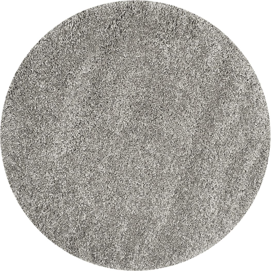 Cleona Silver 4' Round Rug