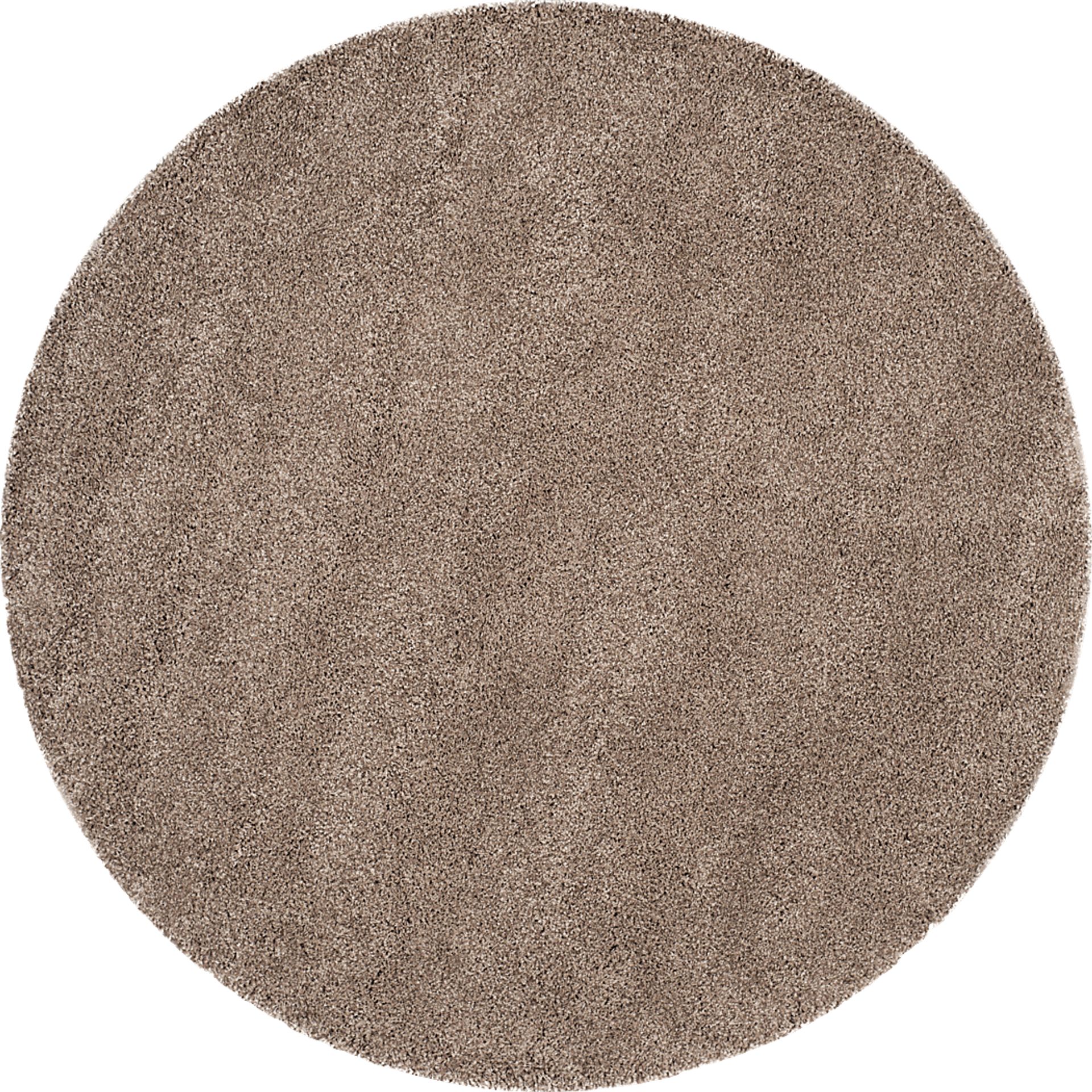 Cleona Taupe 4' Round Rug - Image 1