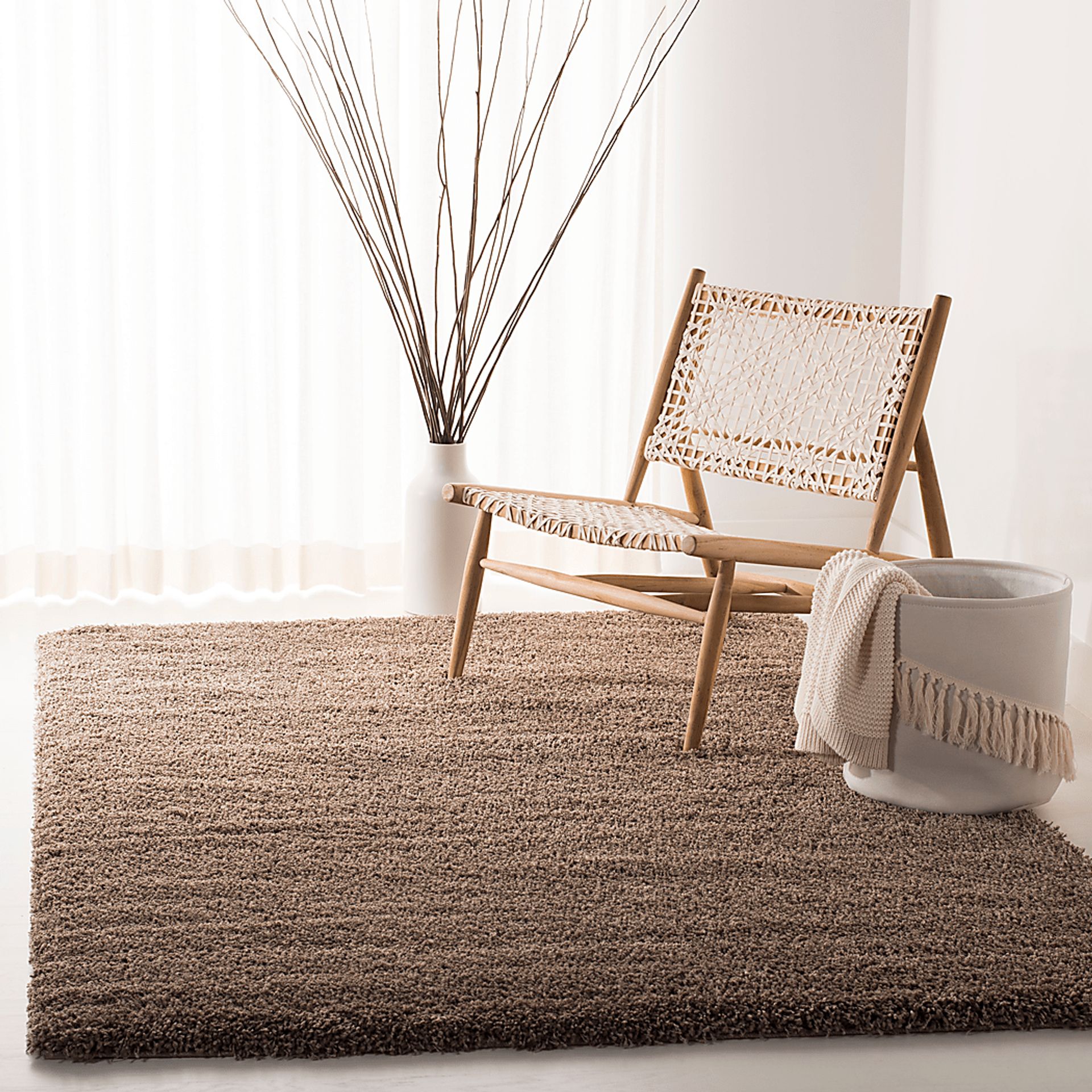 Cleona Taupe 5'3 x 7'6 Rug - Image 4