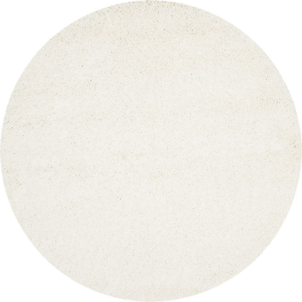 Cleona White 4' Round Rug