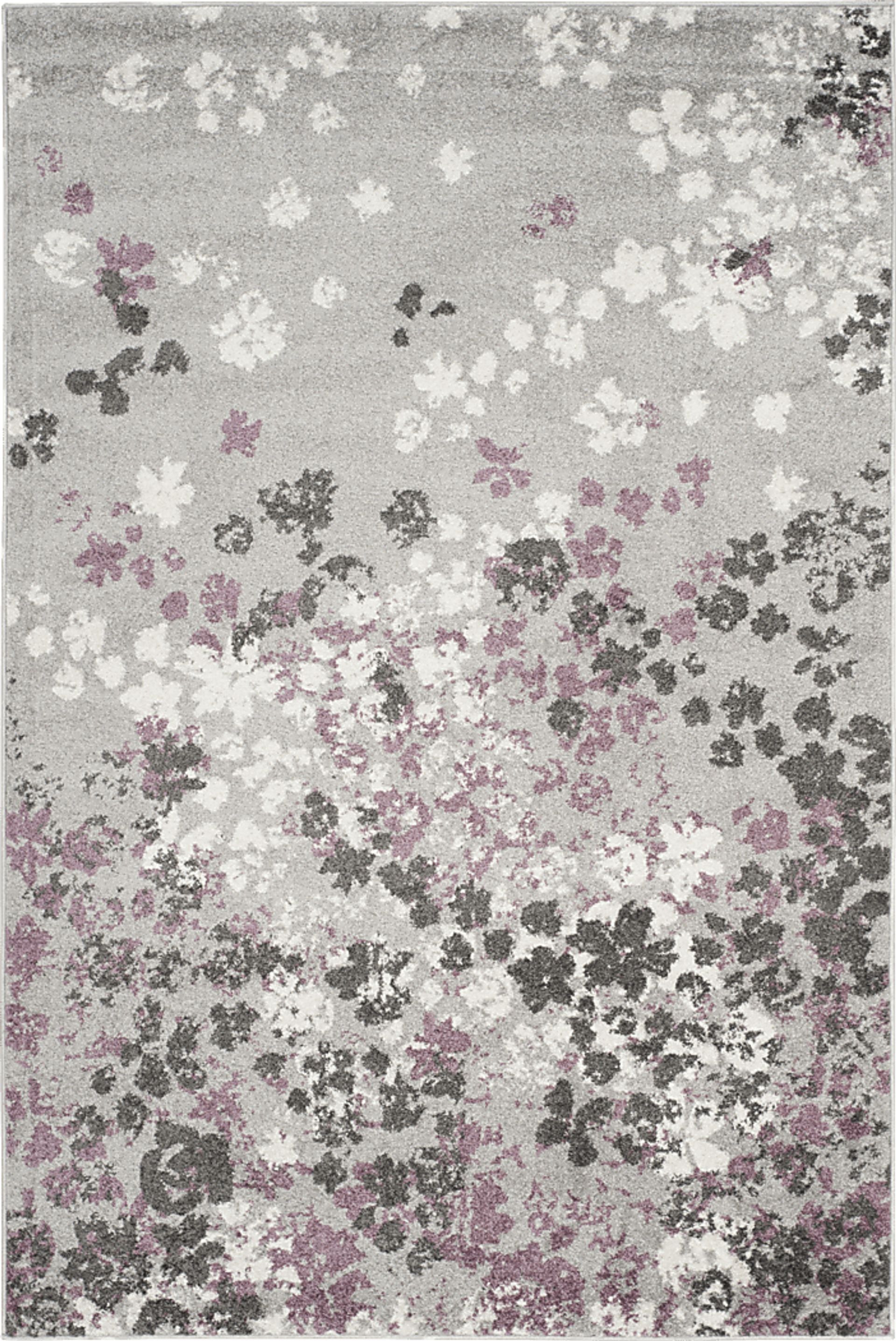 Cleora Light Gray 6' x 9' Rug - Image 1