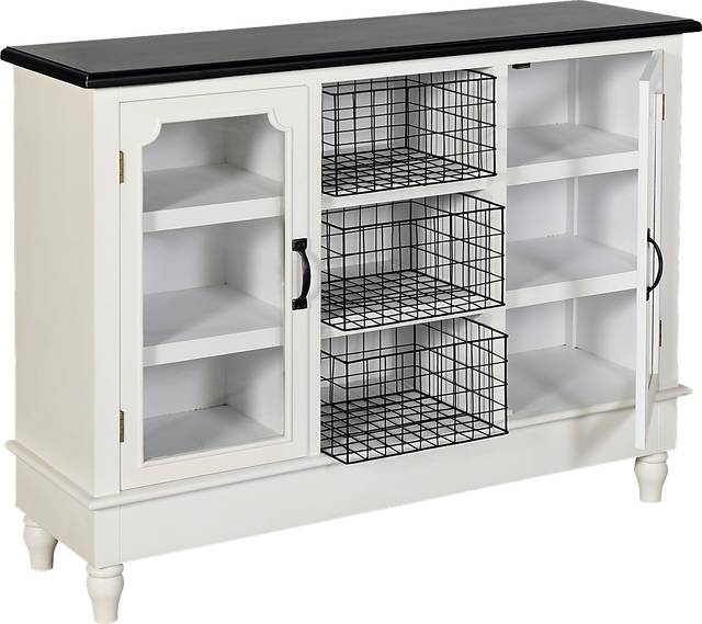 Clerya White Credenza - Thumbnail - Image 1