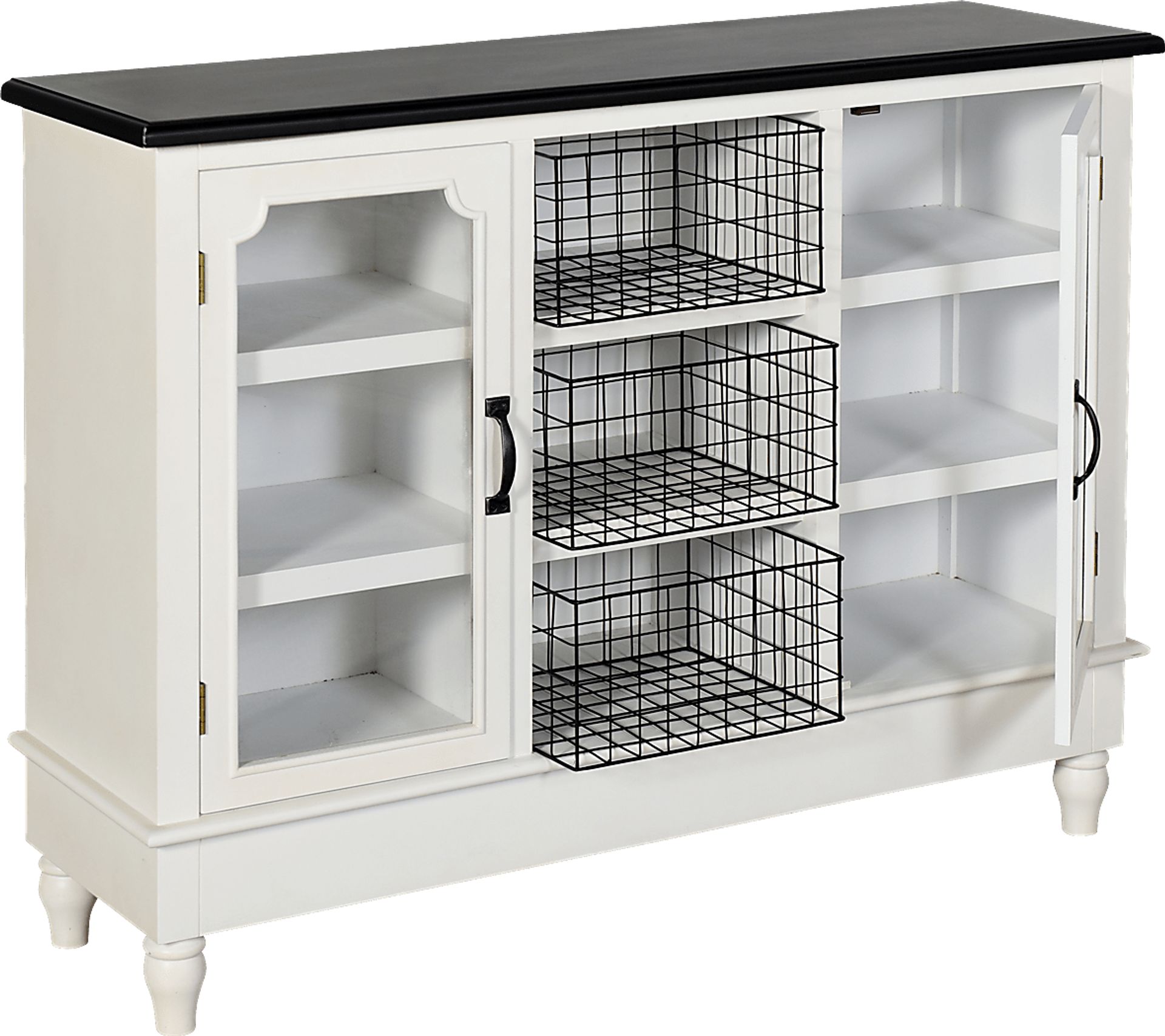 Clerya White Credenza - Image 1