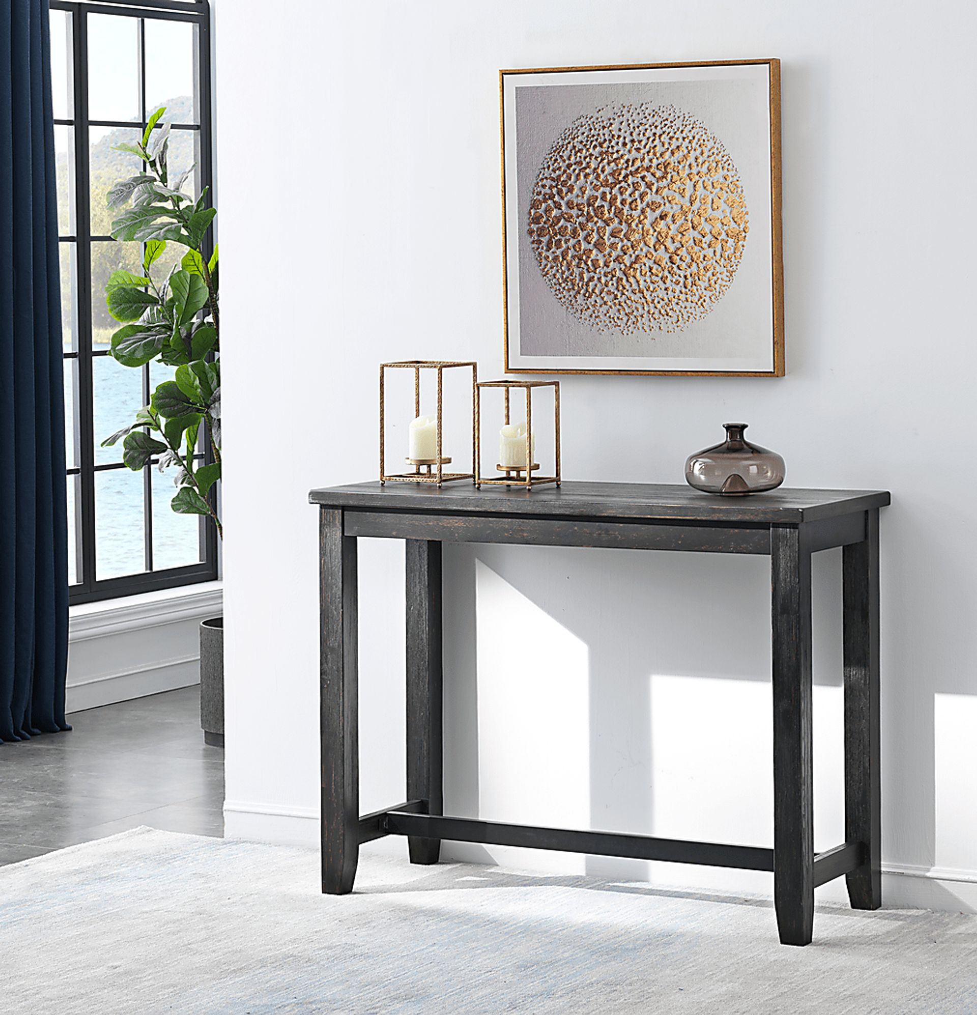 Cletus Black Console Table - Image 4