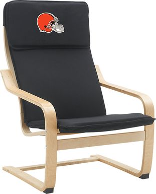 Cleveland Browns Black Accent Chair