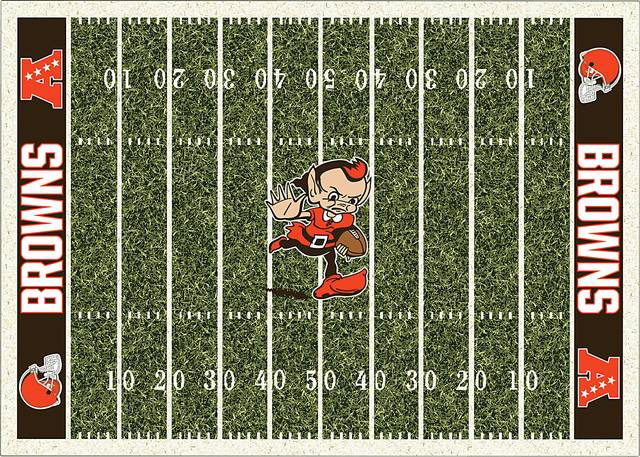 Cleveland Browns Green 4' x 6' Rug - Thumbnail - Image 1