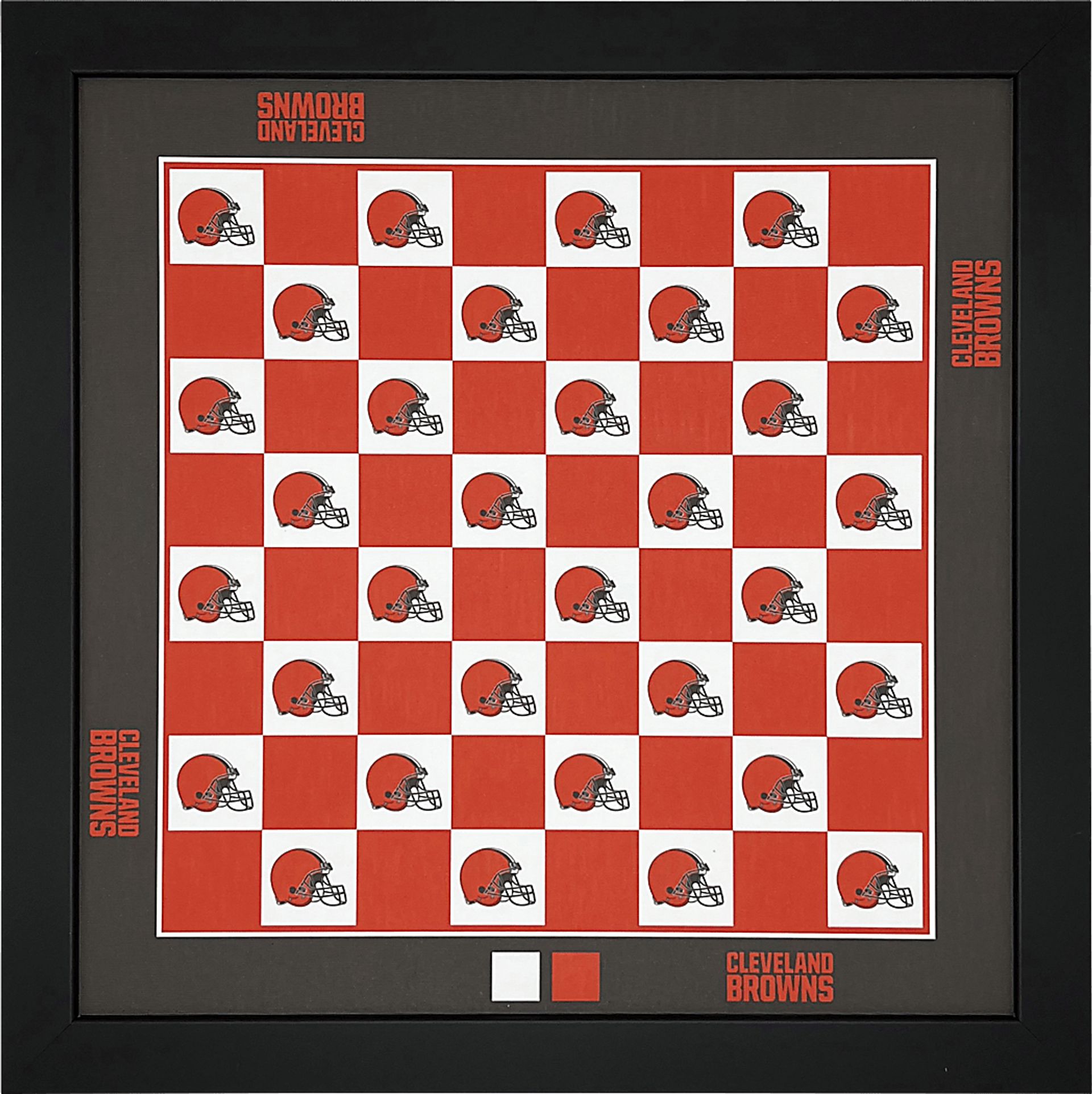 Cleveland Browns Wall Chess Set - Image 1