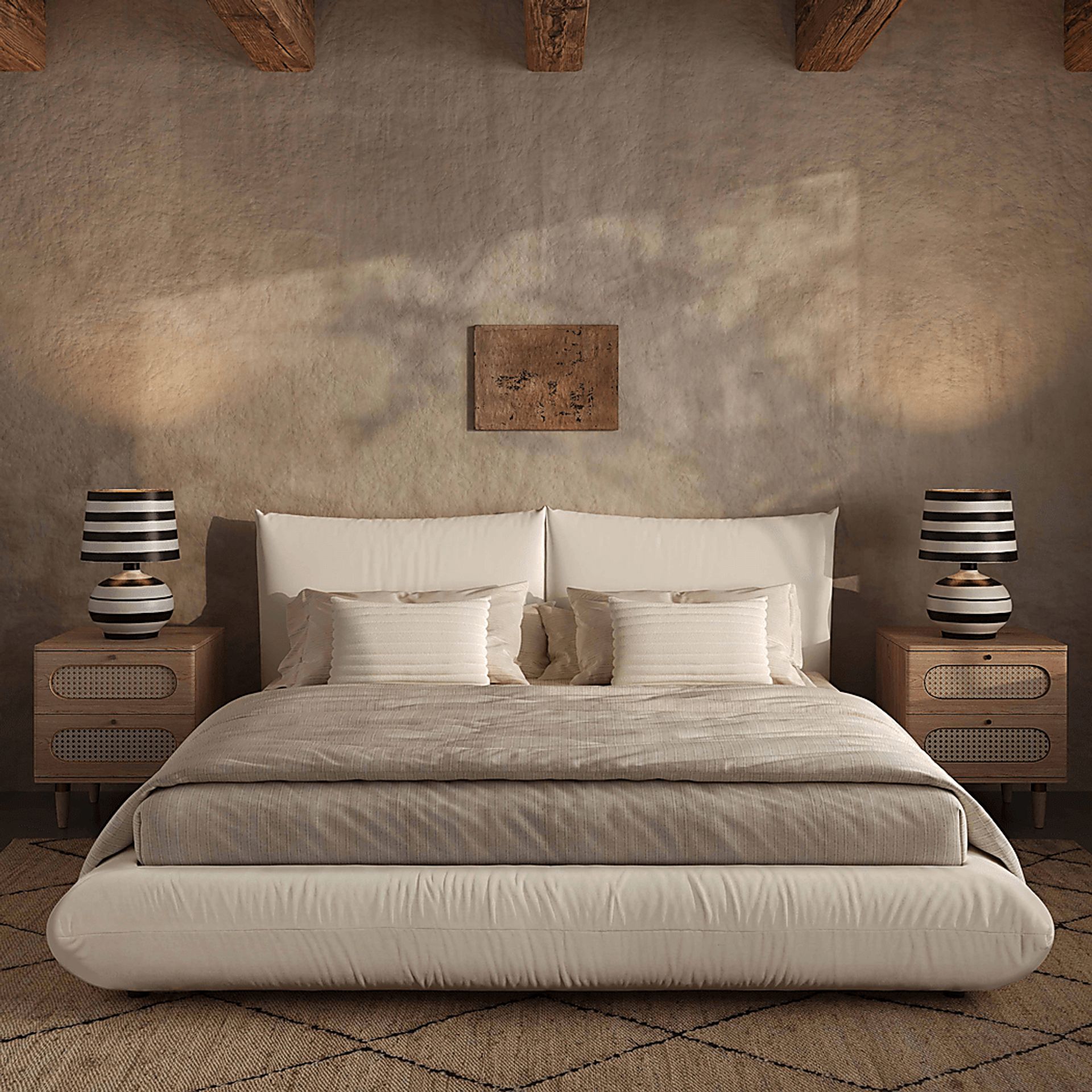 Clifdale Cream Queen Bed - Image 2