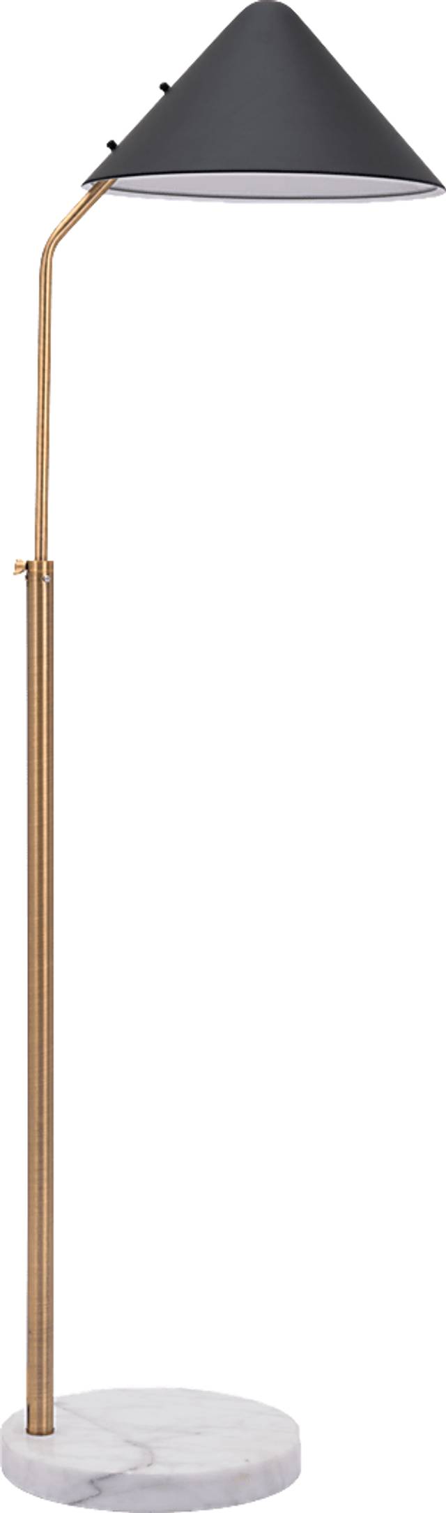Cliff Point Black Floor Lamp - Thumbnail - Image 2