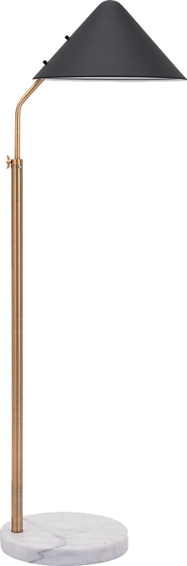 Cliff Point Black Floor Lamp - Thumbnail - Image 3