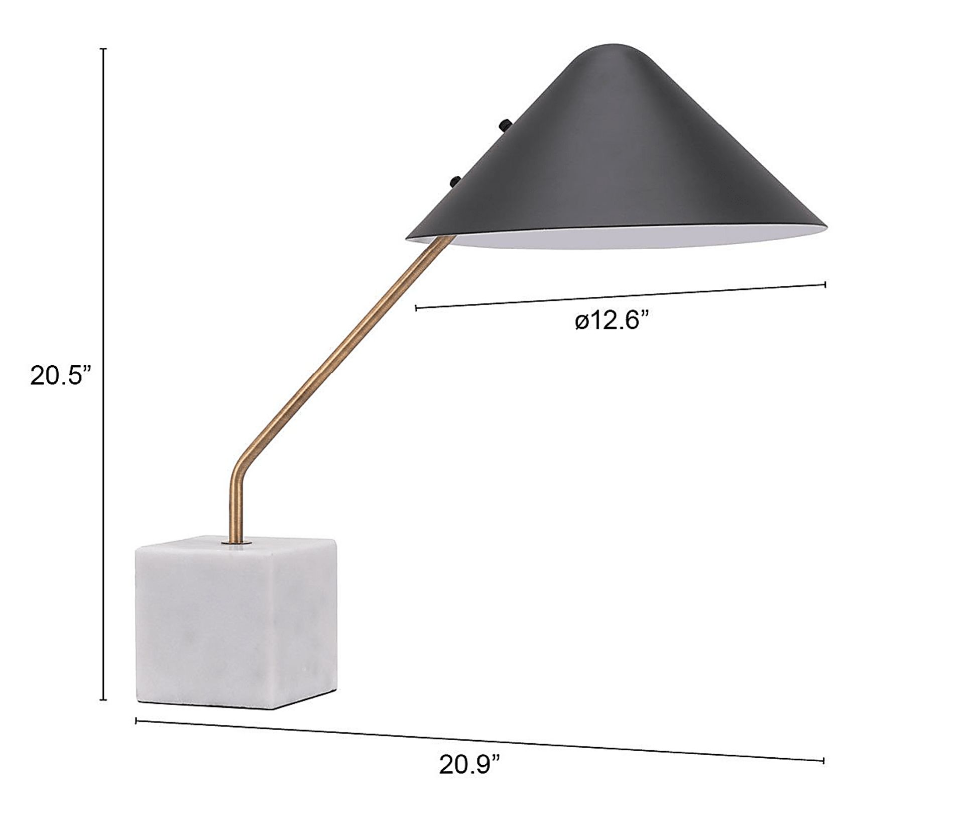 Cliff Point Black Lamp - Image 4