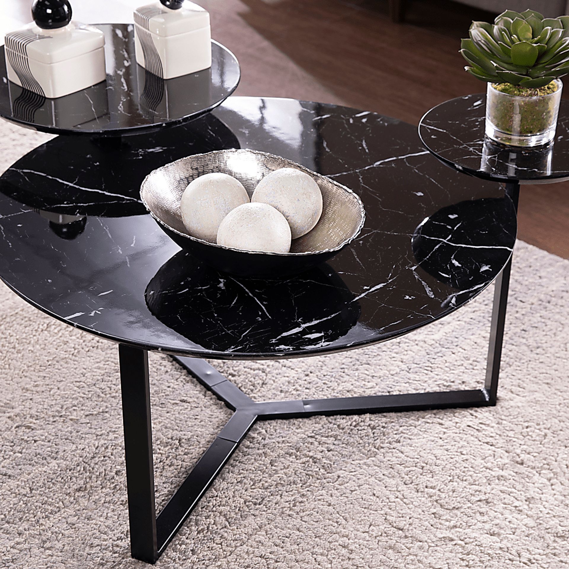 Cliff Way Black Cocktail Table - Image 3
