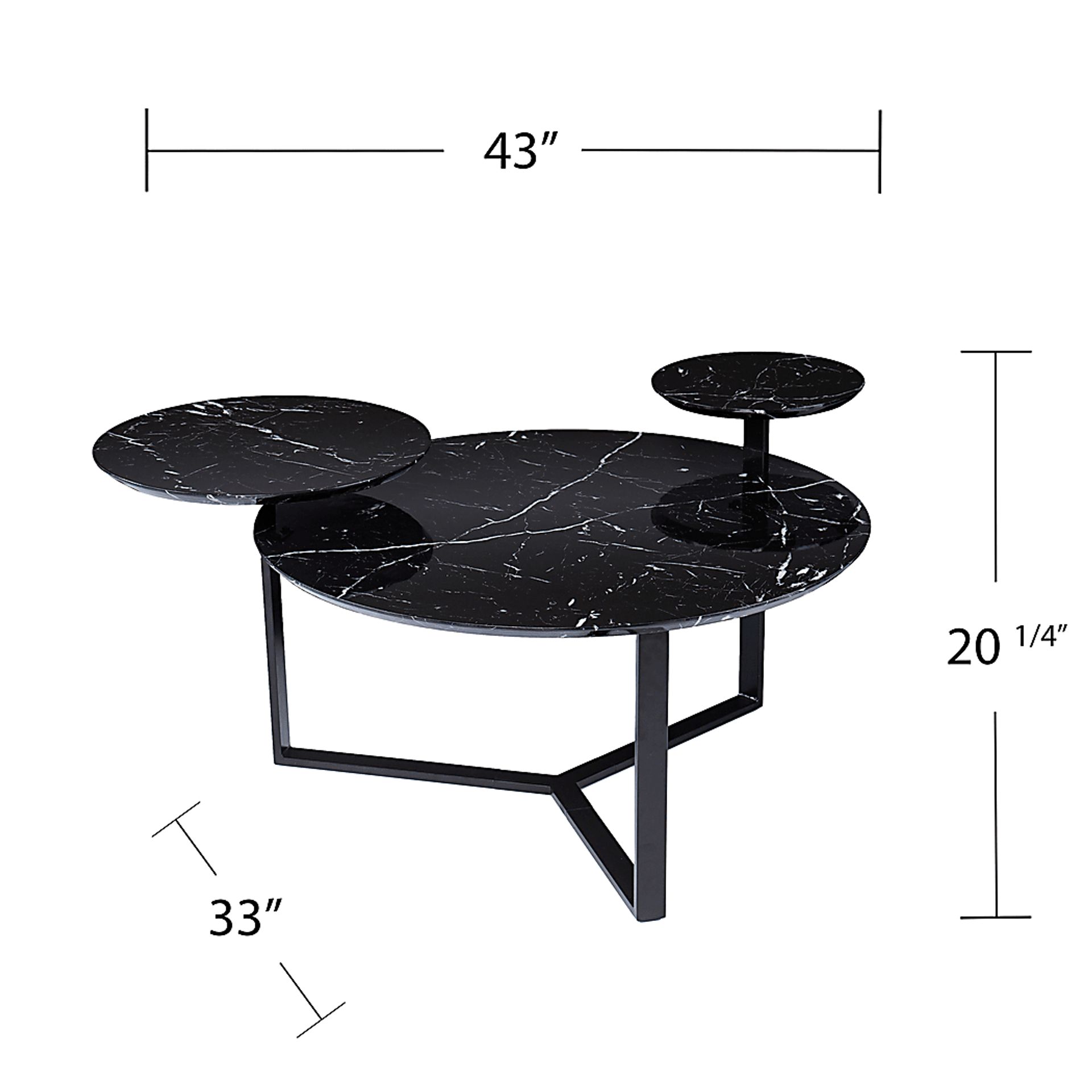 Cliff Way Black Cocktail Table - Image 5