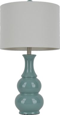 Cliffdale Green Lamp